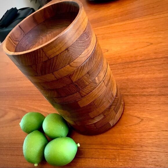 ERNEST SOHN Siamese Teak Stacking Bowls - Picture 5 of 7